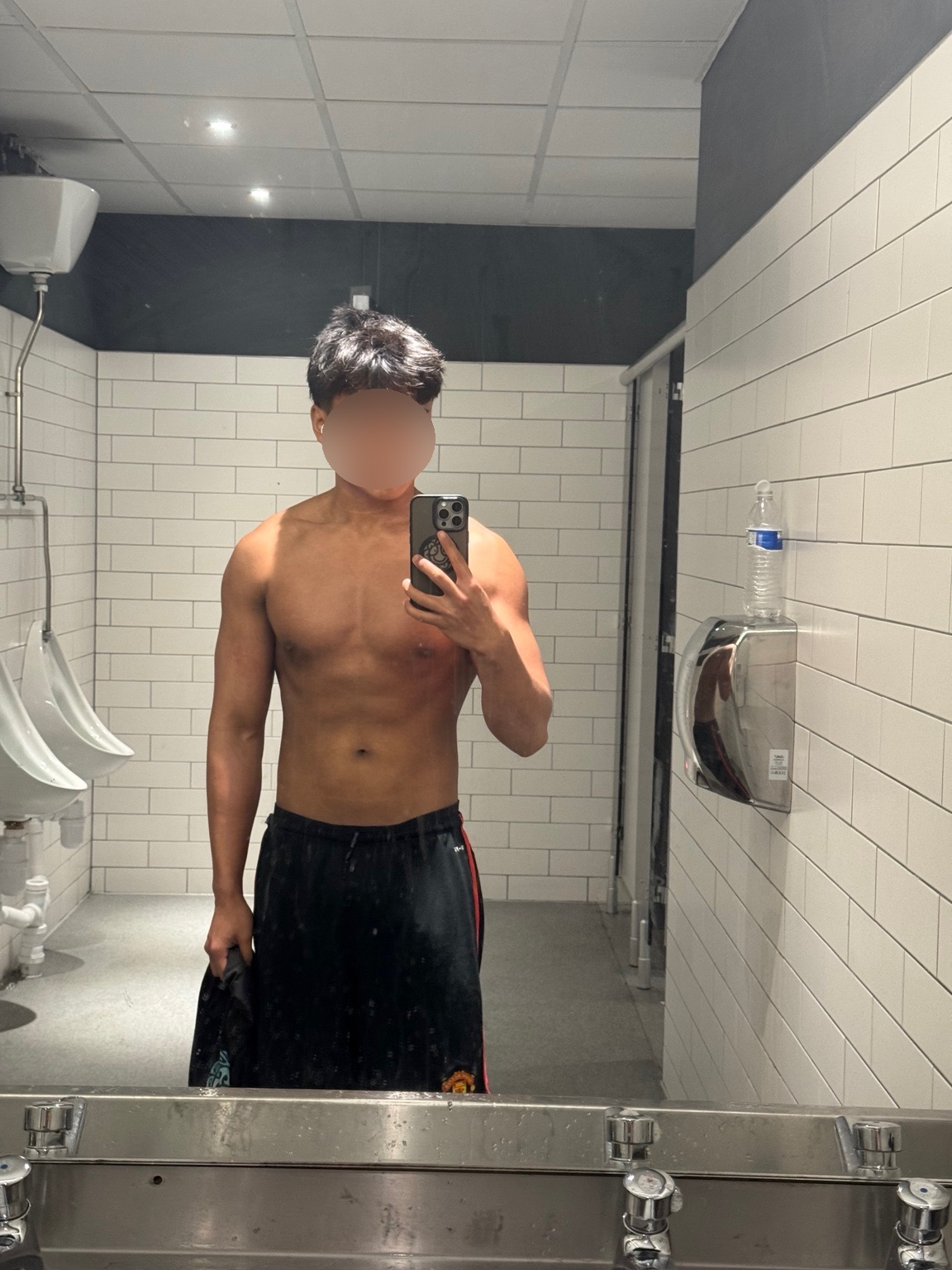 Client's latest physique progress