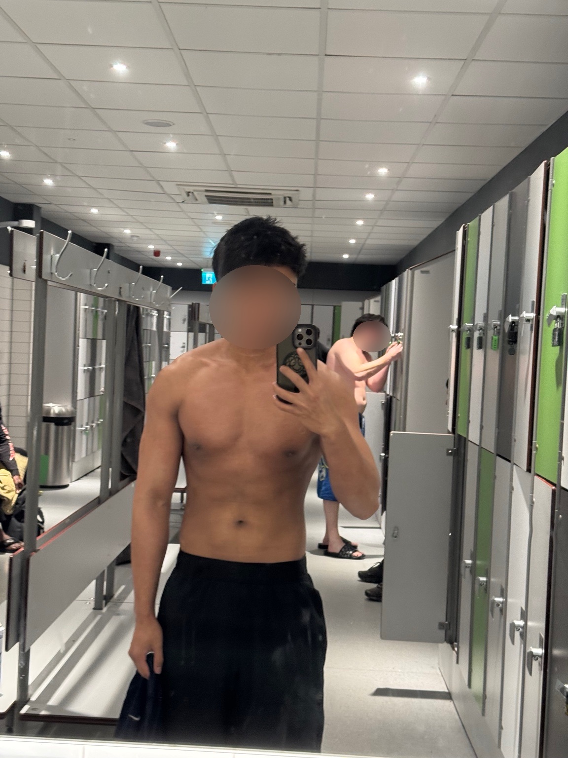Client showing improved strength and physique